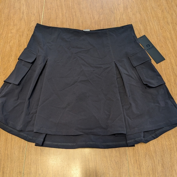 Mono B Black Cargo Skirt With Side Pockets. Size L - Picture 1 of 9